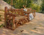 威廉梅里特查斯 - Park Bench aka An Idle Hour in the Park Central Park